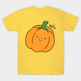 Hello - Orange Bell Pepper T-Shirt